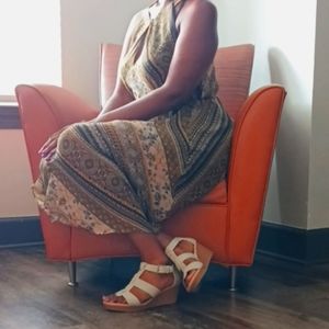 Dr. Scholl's Cream Wedges. Size 10